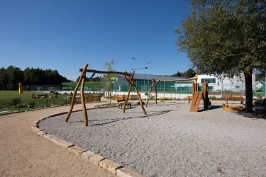 Children's play area and playground